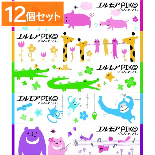 エルモア ピコティシュー 160組×5個 : カミ商事 【×12個セット・ケース販売】
