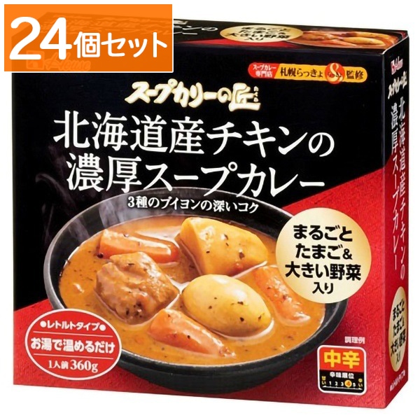 ハウス スープカリー濃厚スープカレー レトルト 360g 【×24個セット・ケース販売】