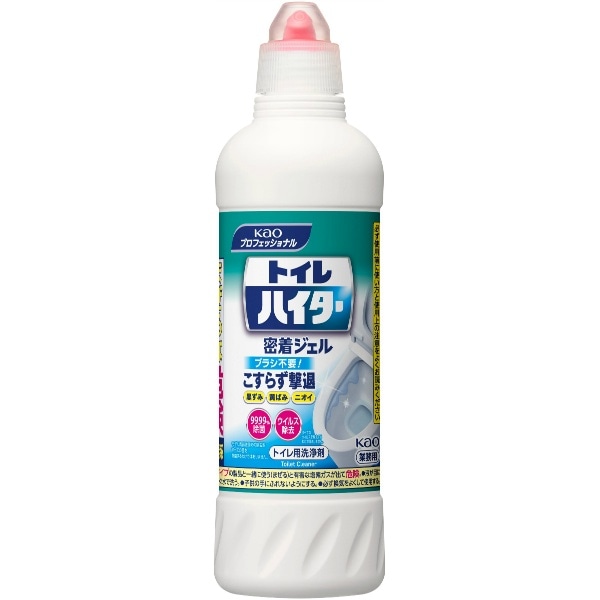 業務用 トイレハイター 密着ジェル 500ml : 花王プロフェッショナル 【×24個セット・ケース販売】