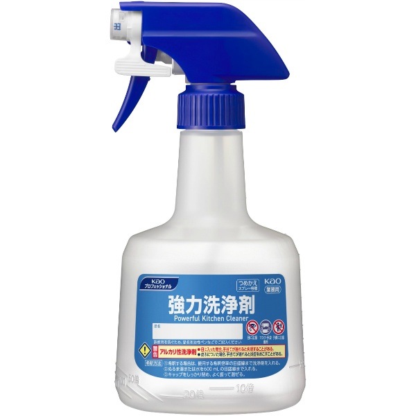 空容器 強力洗浄剤 業務用 つめかえスプレー容器 ロック付き 600ml : 花王プロフェッショナル 【×6個セット・ケース販売】