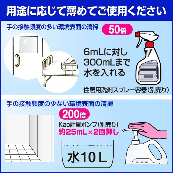 医療施設用 クリンキーパー 業務用 4.5L : 花王プロフェッショナル 【×3個セット・ケース販売】