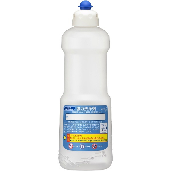 空容器 強力洗浄剤 業務用 つめかえ容器 800ml : 花王プロフェッショナル 【×6個セット・ケース販売】