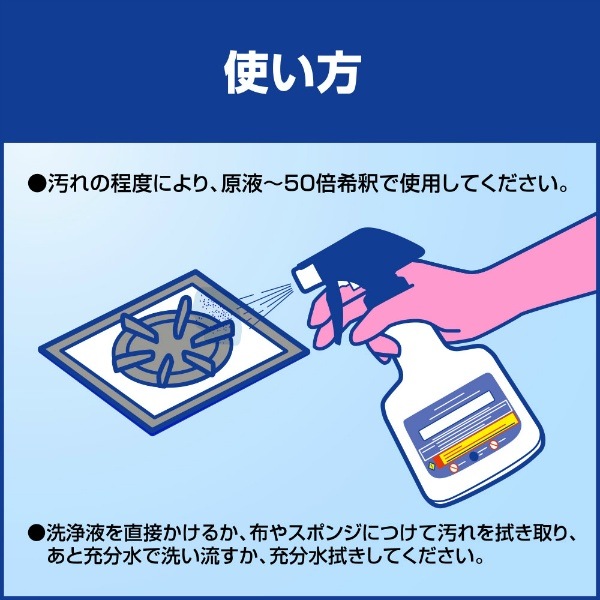 パワークリーナー 業務用 油汚れ用洗剤 4500ml : 花王プロフェッショナル 【×4個セット・ケース販売】