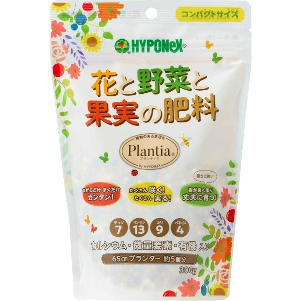 プランティア 花と野菜と果実の肥料 300g : ハイポネックス