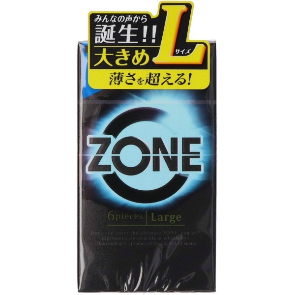 ZONE ゾーン Largeサイズ 6個入 : ジェクス 【×120個セット・ケース販売】