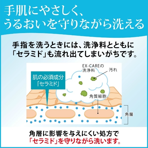 エクスケア コンパクト 泡ハンドウォッシュ専用 オートディスペンサー用 カートリッジボトル 業務用 500ml : 花王プロフェッショナル 【×6個セット・ケース販売】
