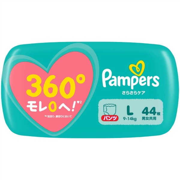 パンパース さらさらケア パンツ スーパ－ジャンボ Lサイズ 44枚入 : P&G 【×4個セット・ケース販売】
