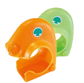 クランプカバー　ハイソフト 1箱100個入り　蛍光オレンジ・蛍光グリーン