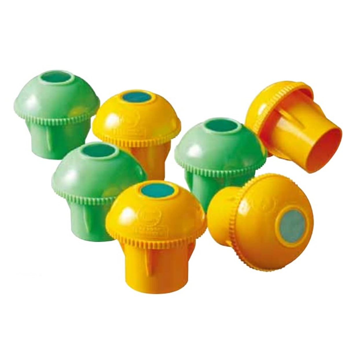 エコキャッピカ 200個/1箱　黄・緑　48.6Φ単管兼用