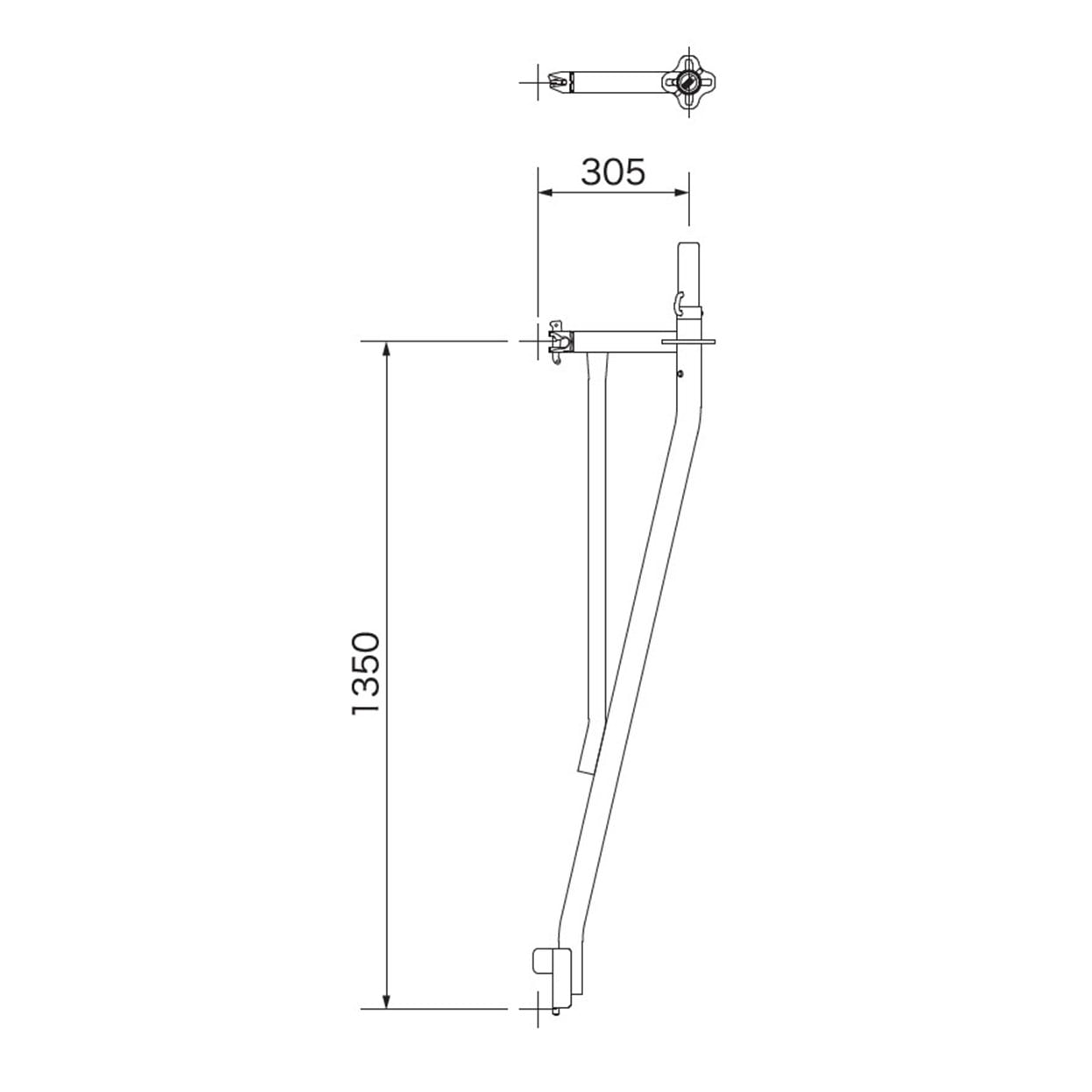 【見積品】アルバトロス　拡幅狭幅兼用ブラケット