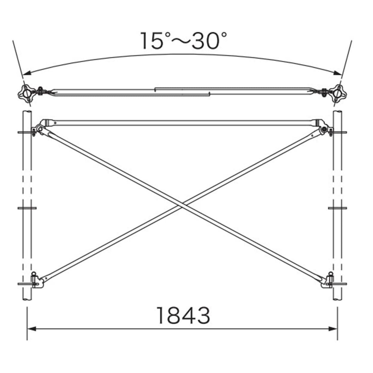 【見積品】アルバトロス　円形足場用先行手すり