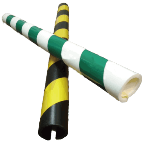 反射パイプクッション　25本入　黄黒　緑白