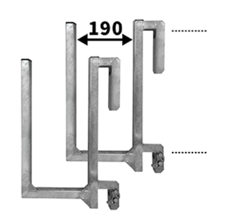 仮置きラック　W190　1セット