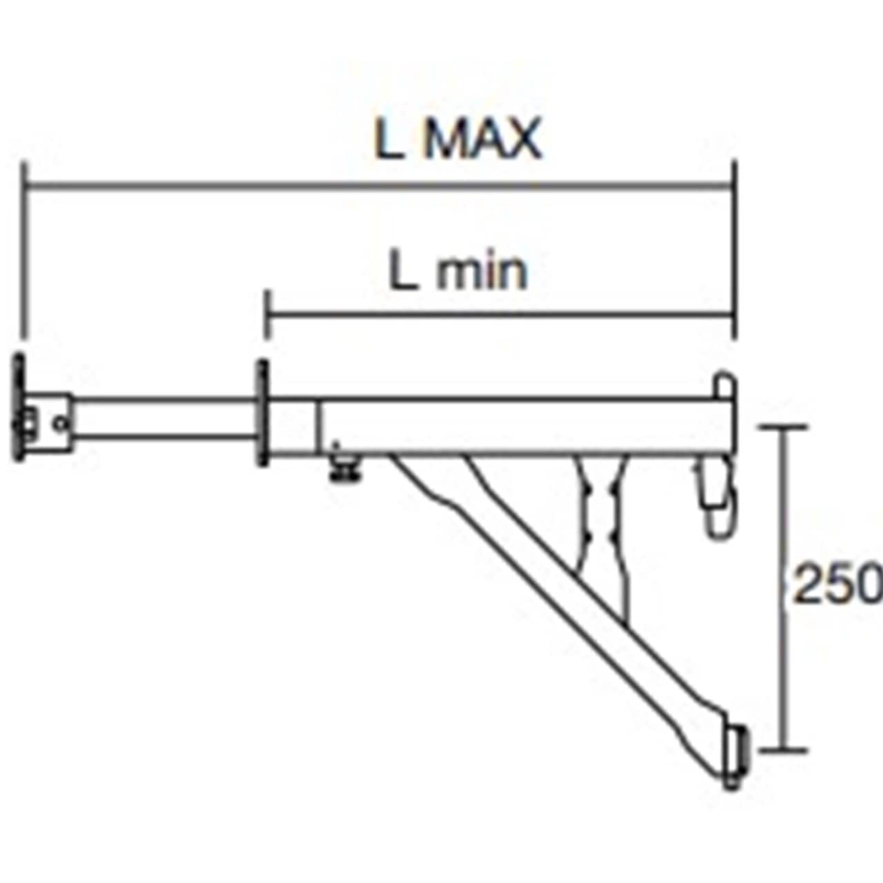ファステック　伸縮ブラケット