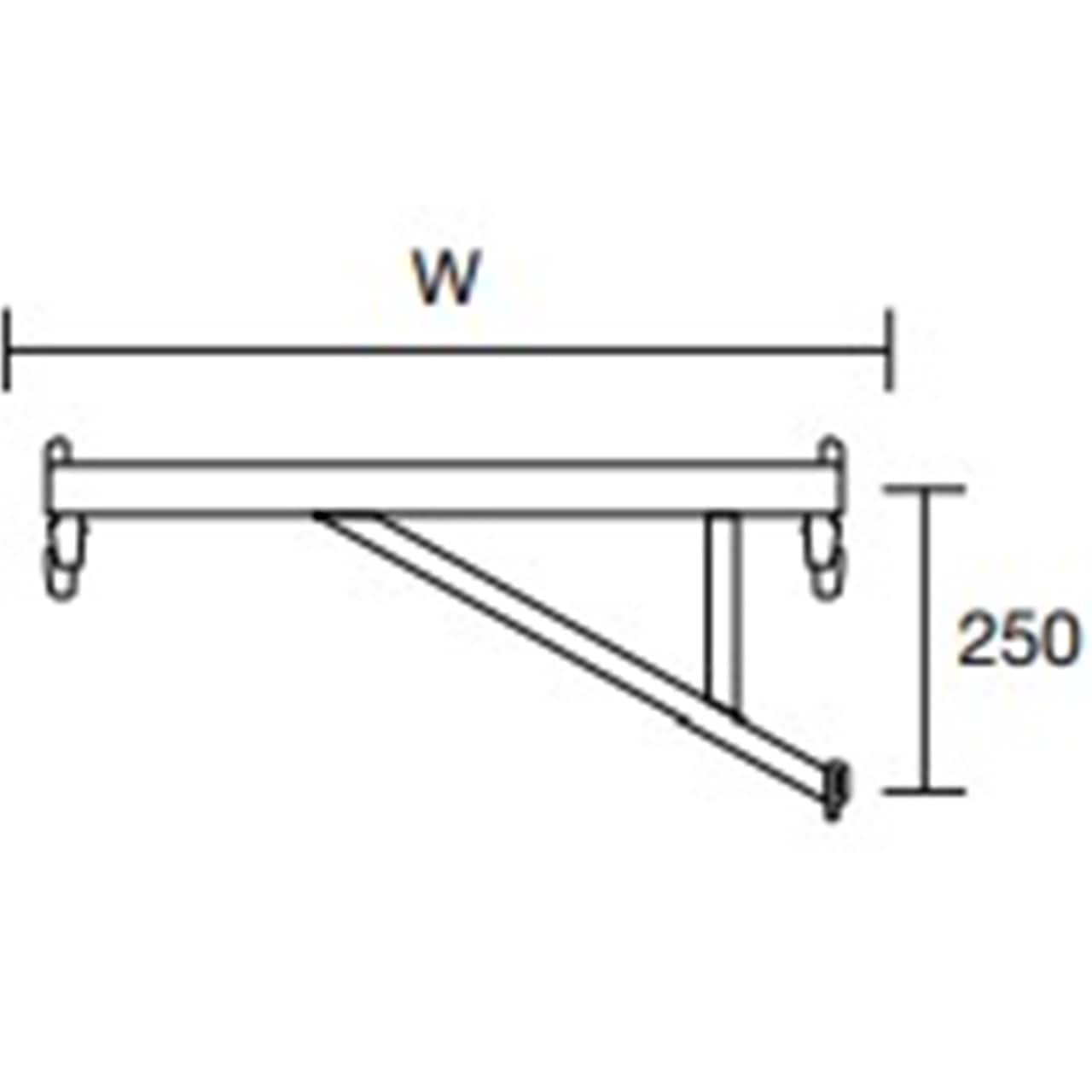 ファステック　両端クサビブラケット