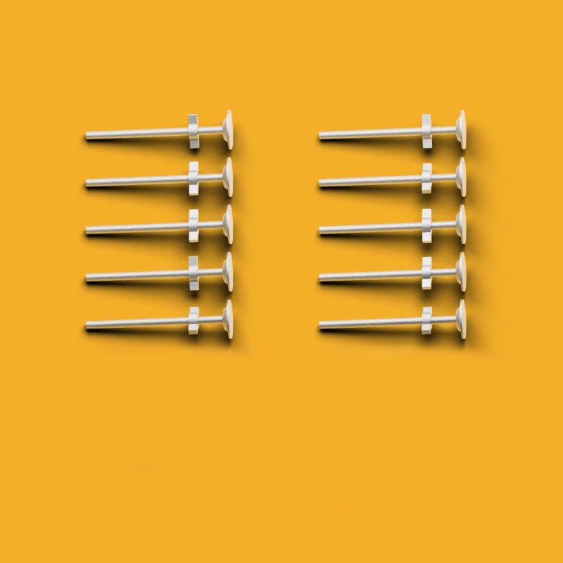 くさび式足場模型　CATASTA　壁当てジャッキ　10個セット　