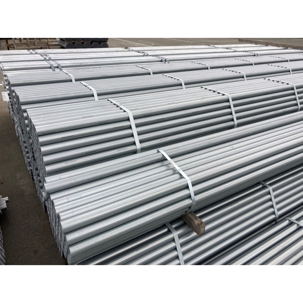 単管パイプ　48.6Φ×2.4mm　先メッキ　ピン無し