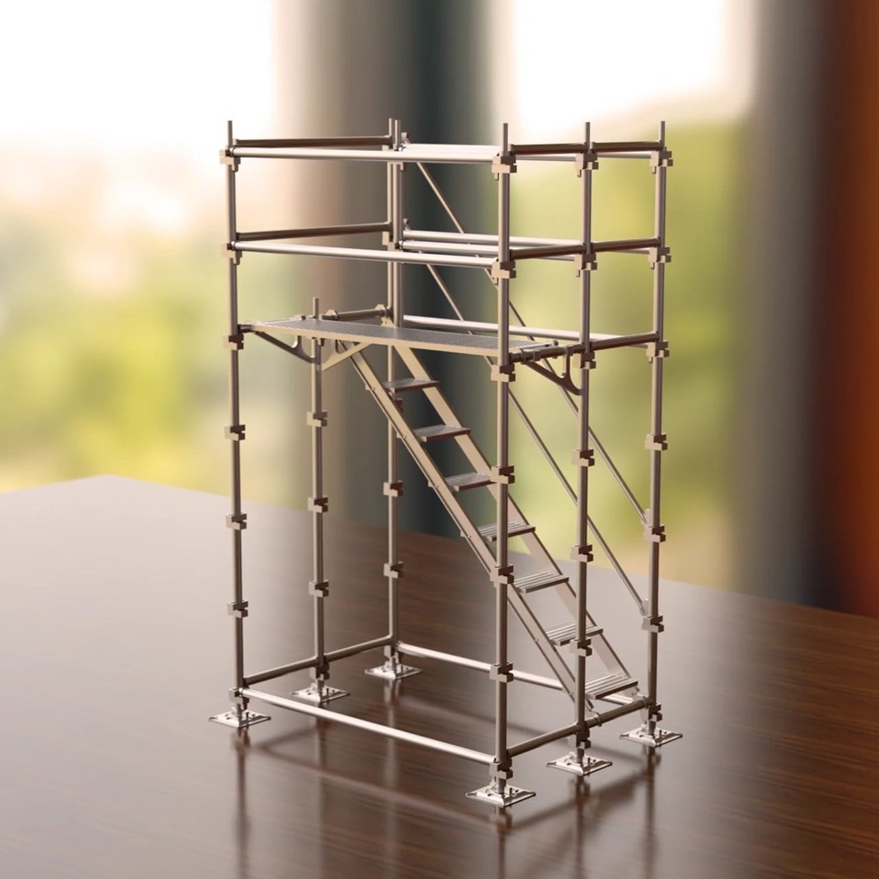 くさび式足場模型　CATASTA-B Lite　新人研修に最適　インテリアや、小物ディスプレイ