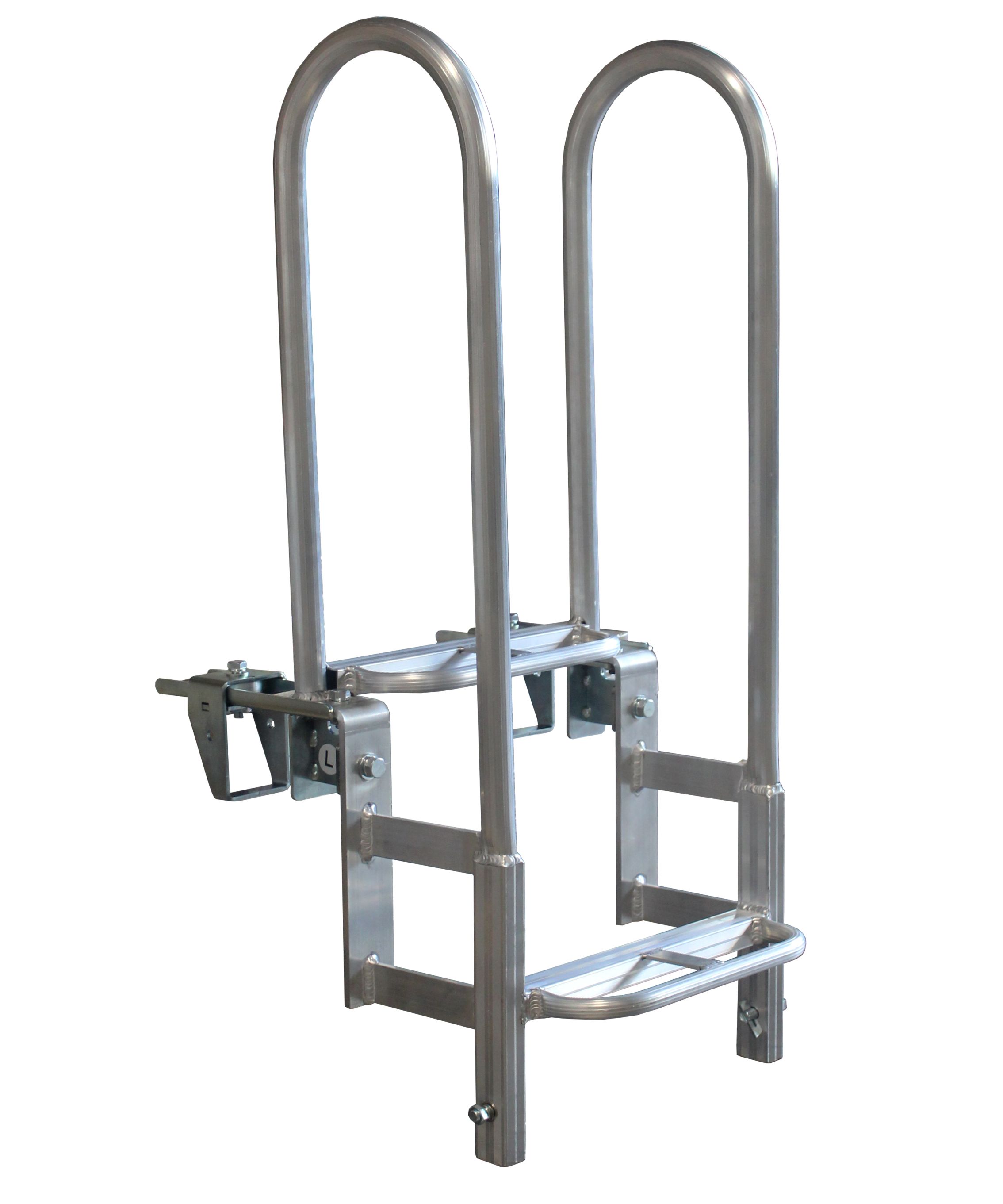 垂直アルミステップ　吊り固定部0.4m