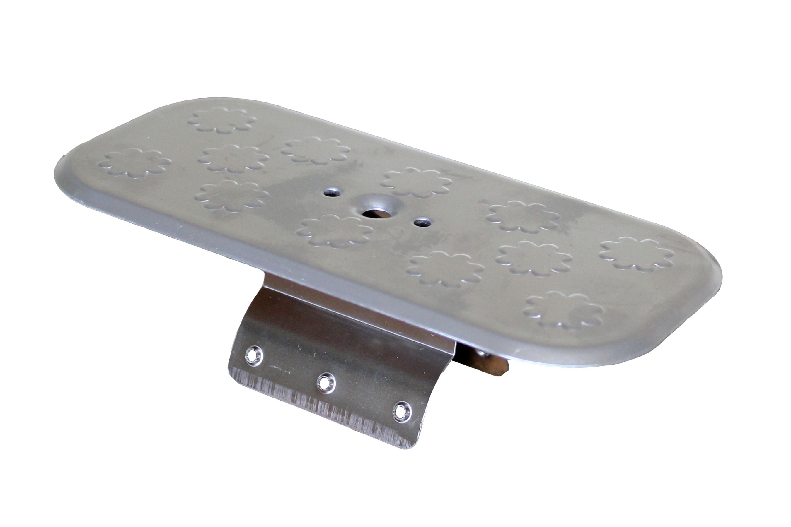 溝蓋キャップS型　アルミ製　ワンタッチ取付　取付穴幅22mm~45mm