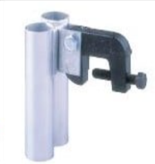 NKフェンスバリケード　H鋼取り付け金具　H鋼取付用