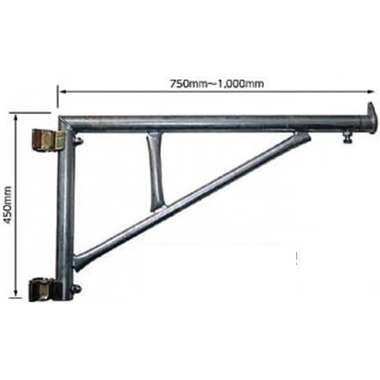 NK伸縮ブラケット　1000型　伸縮幅750mm～1000mm　6.7kg