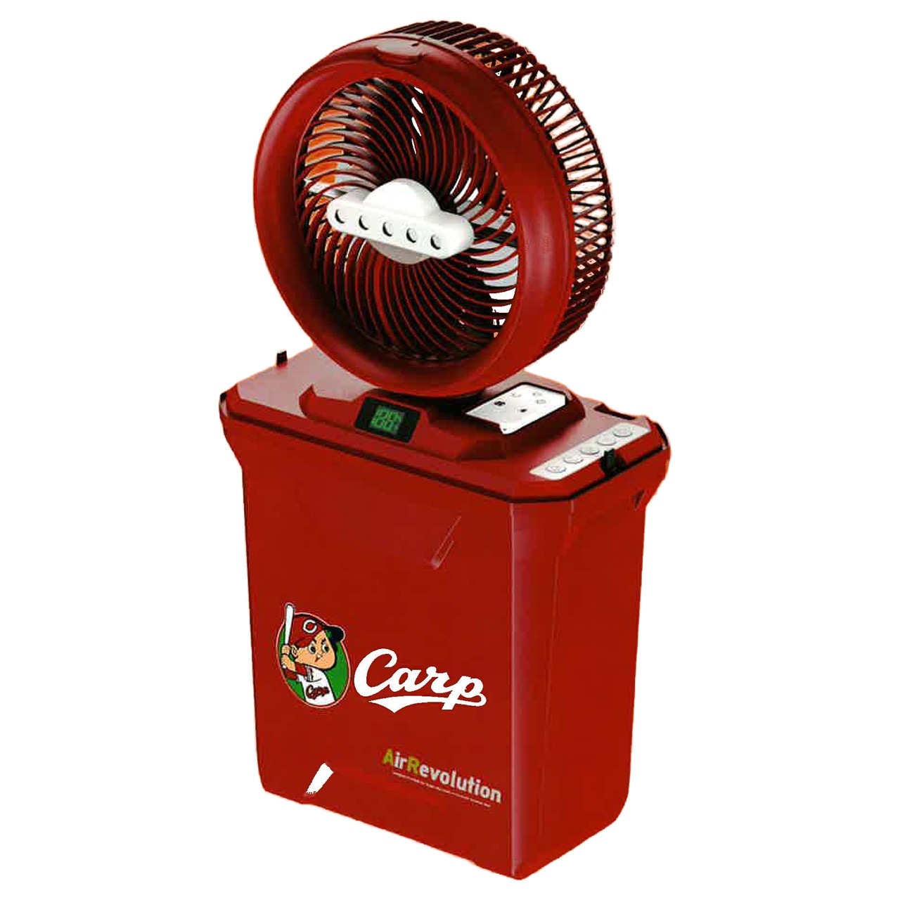 【3月下旬頃発売予定】エアレボリューションミストファン  広島カープモデル ポータブル扇風機 熱中症対策 屋外 業務用