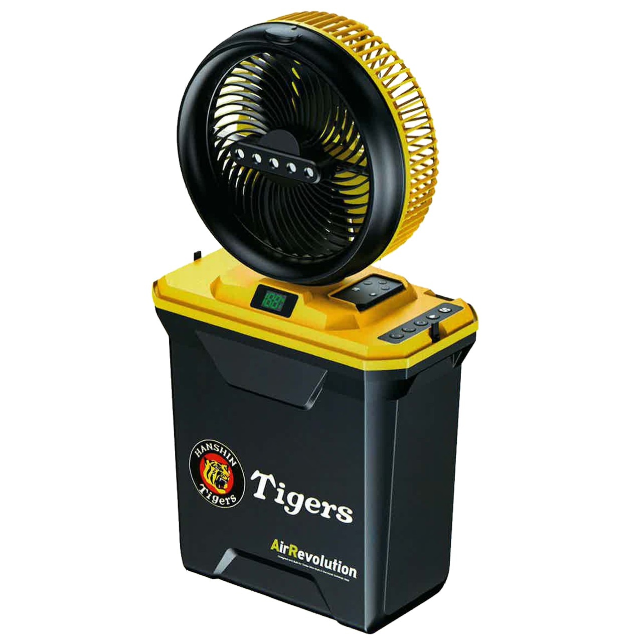 【3月下旬頃発売予定】エアレボリューションミストファン  阪神タイガースモデル ポータブル扇風機 熱中症対策 屋外 業務用