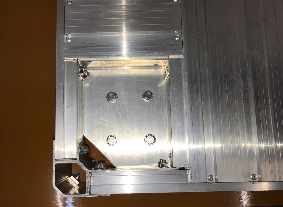 【現品のみ】アルミ台車　4輪　1145mm×735mm×258mm