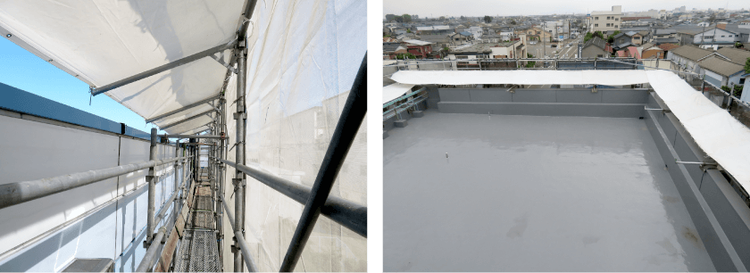 足場用傘　レイン棒　セット