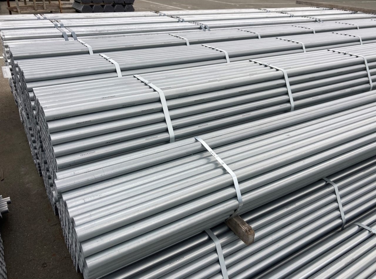 単管パイプ 48.6φ×2.4mm ピン無し｜足場カエル｜新品中古の足場・仮設