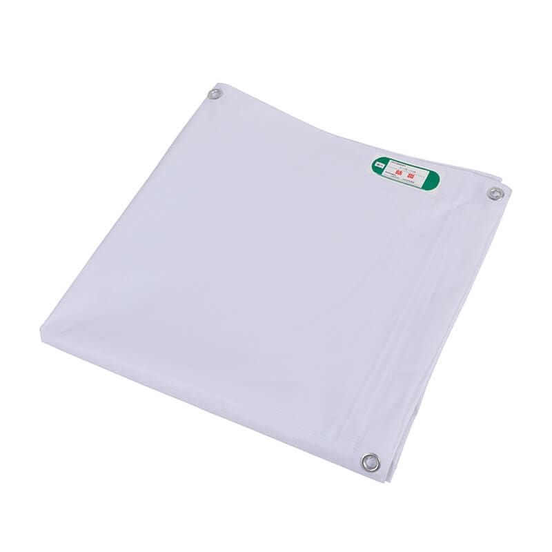 白防災シート　未使用品　10ｍ×10ｍ 白防炎シート 10m×10m 500P｜足場カエル｜新品中古の足場・仮設資材の