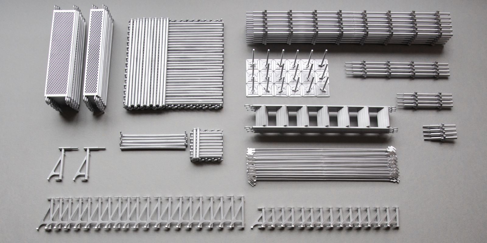 【送料無料】くさび式足場模型 CATASTA-A スタートセット 足場職人の新人研修に最適