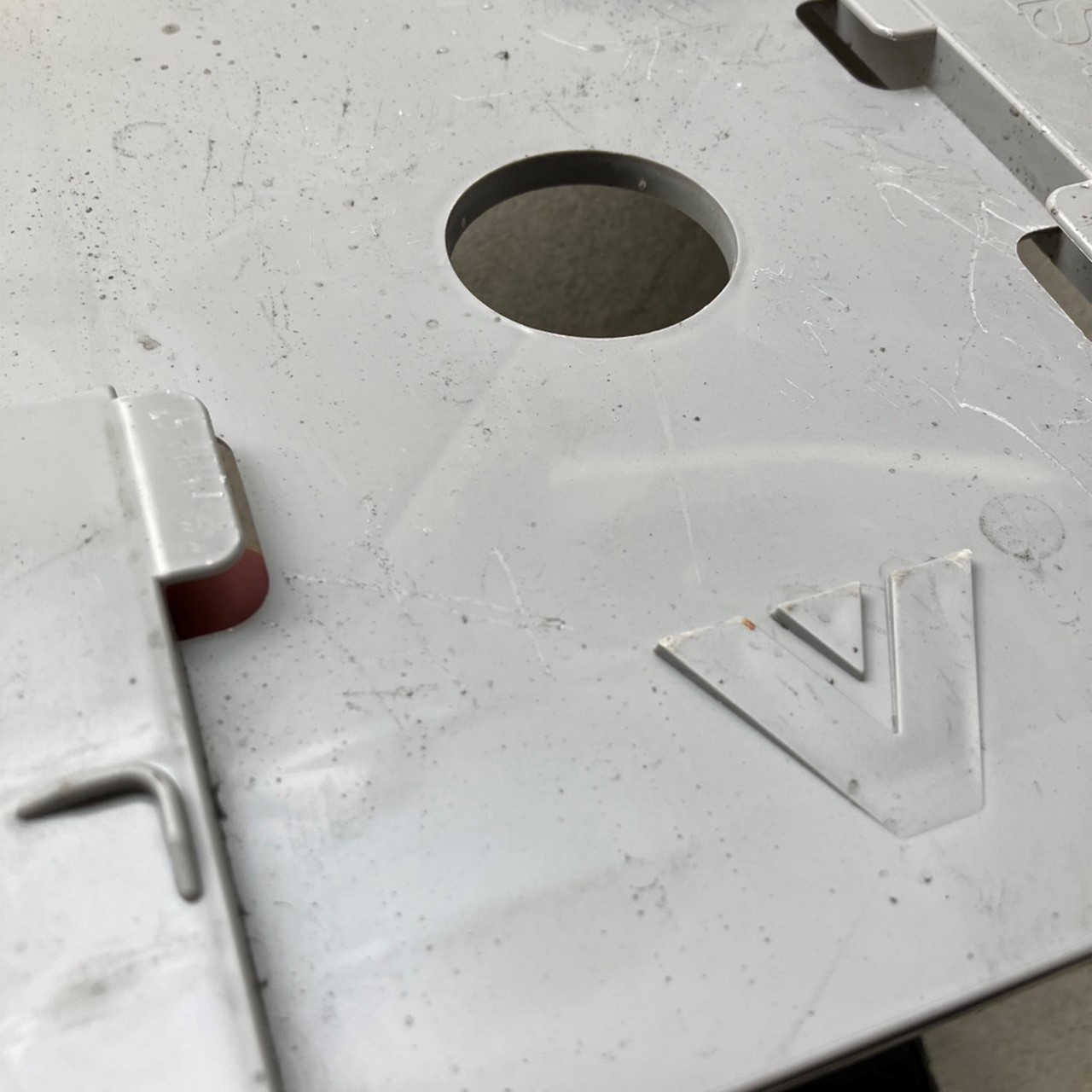 【特価商品　中古】Vベース　140角　グレー　くさび式足場用敷板