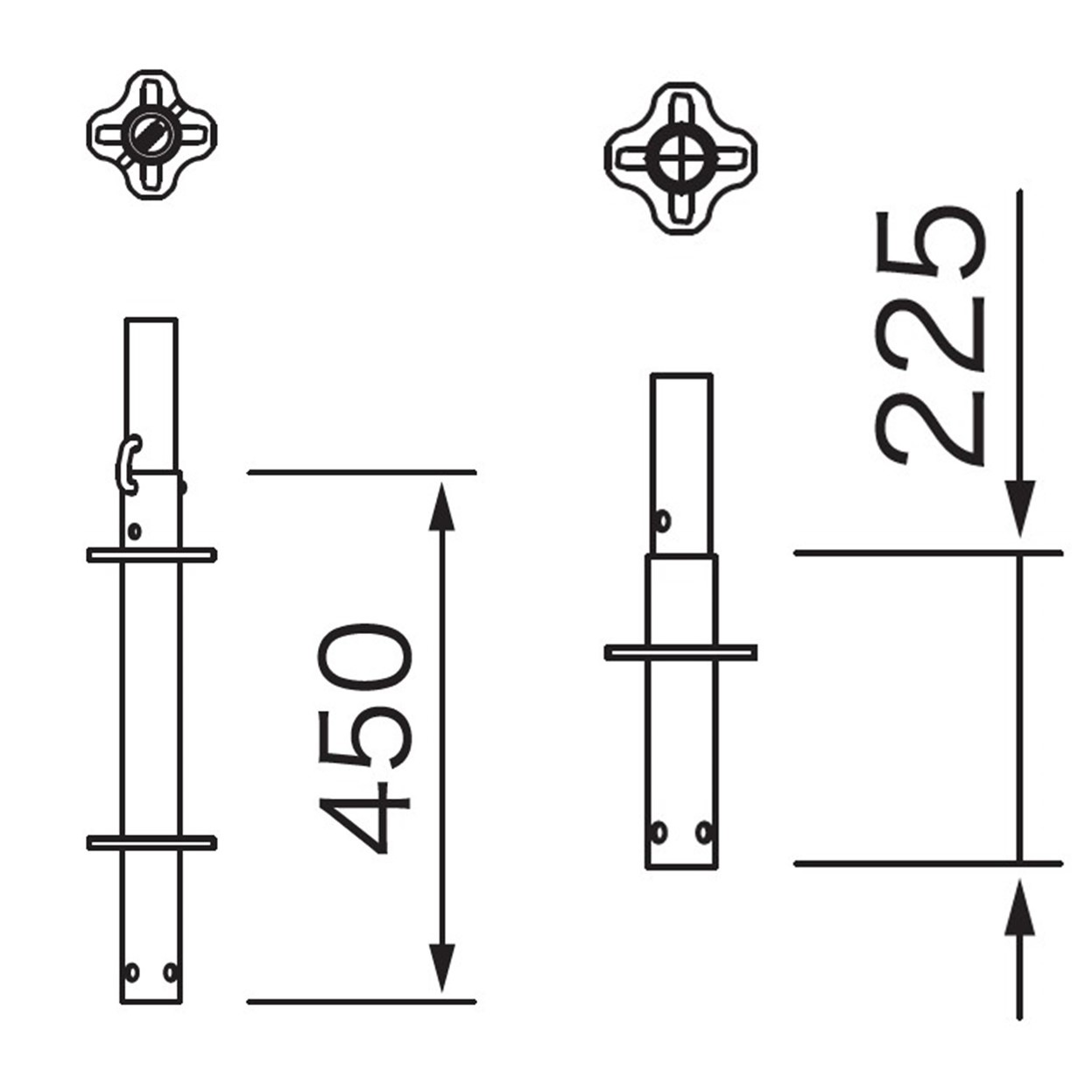 【見積品】アルバトロス　根がらみ支柱