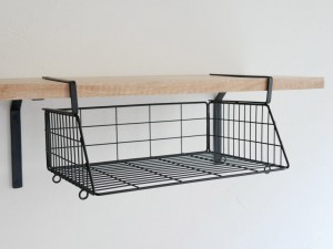 【POSH LIVING】ハンギングバスケット  ブラック M|ITEM - KITCHEN|全ての商品
