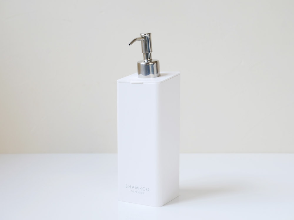 シャンプー台2台　ホワイト Amazon｜山崎実業(Yamazaki) ツーウェイディスペンサー スクエア