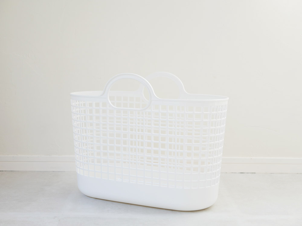 【like-it/ライクイット】タウンバスケット ホワイト ノーマル|ITEM - ALL