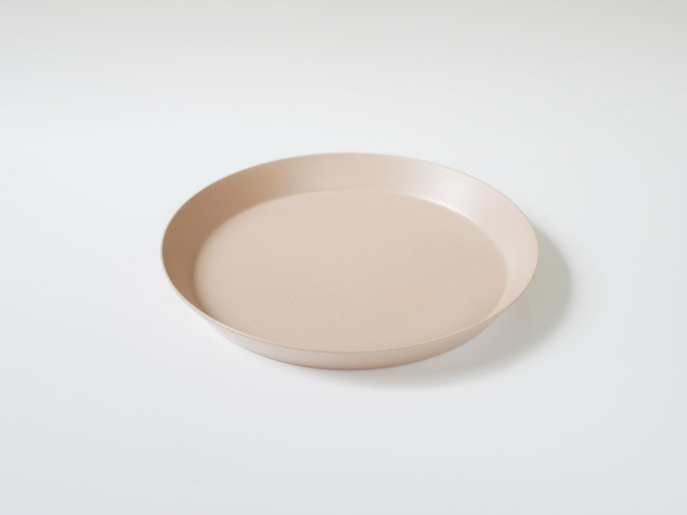 【ideaco/イデアコ】usumono plate Φ18cm ベージュ