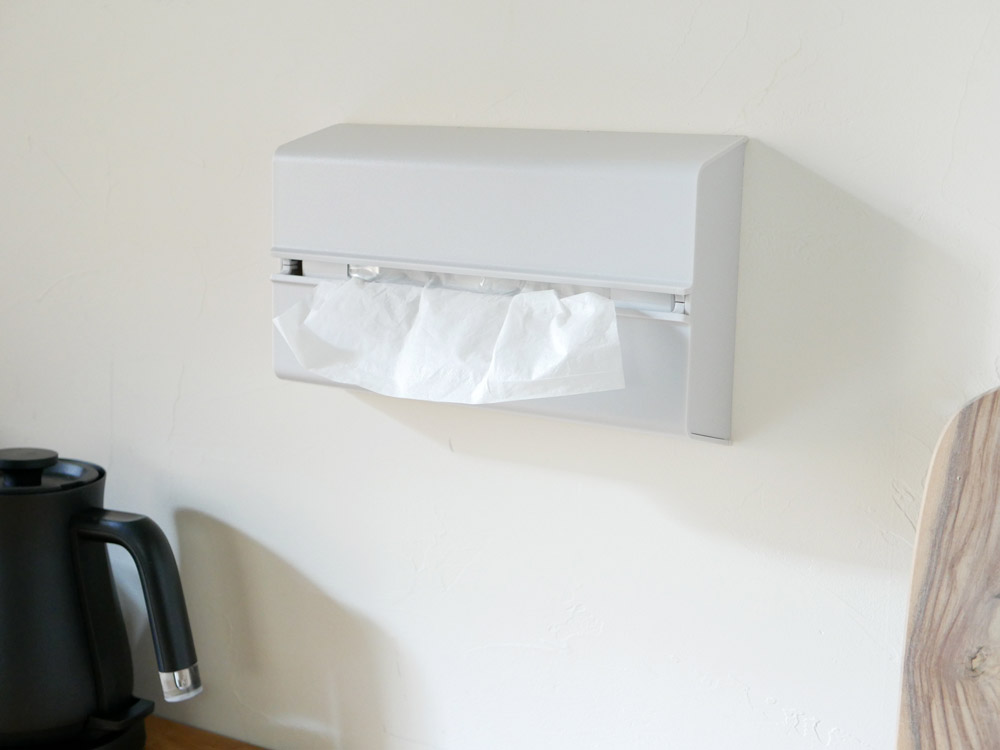  【ideaco/イデアコ】WALL PT ペーパーケース グレー|ITEM - KITCHEN|全ての商品