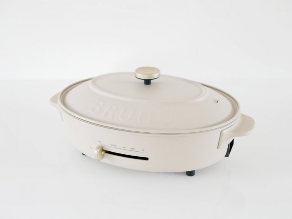 【新品・未使用】BRUNO オーバルホットプレート グレージュ BRUNO/ブルーノ】オーバルホットプレート グレージュ|【公式