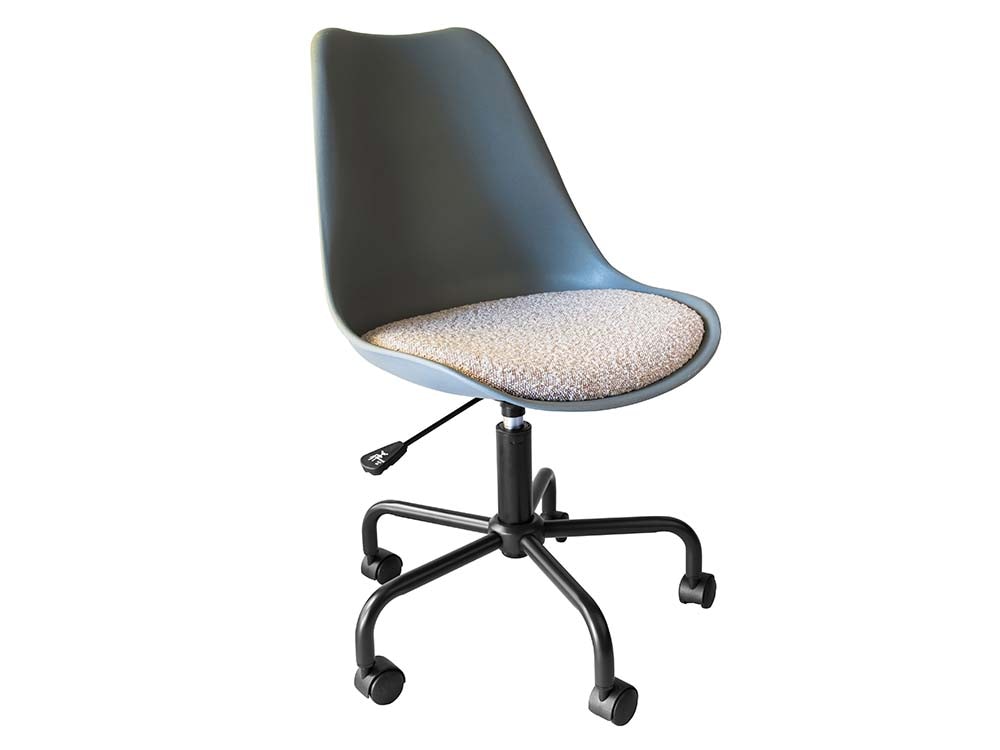 【adepeche/アデペシュ】NO-FP キャスターチェア インダストリアルグレー