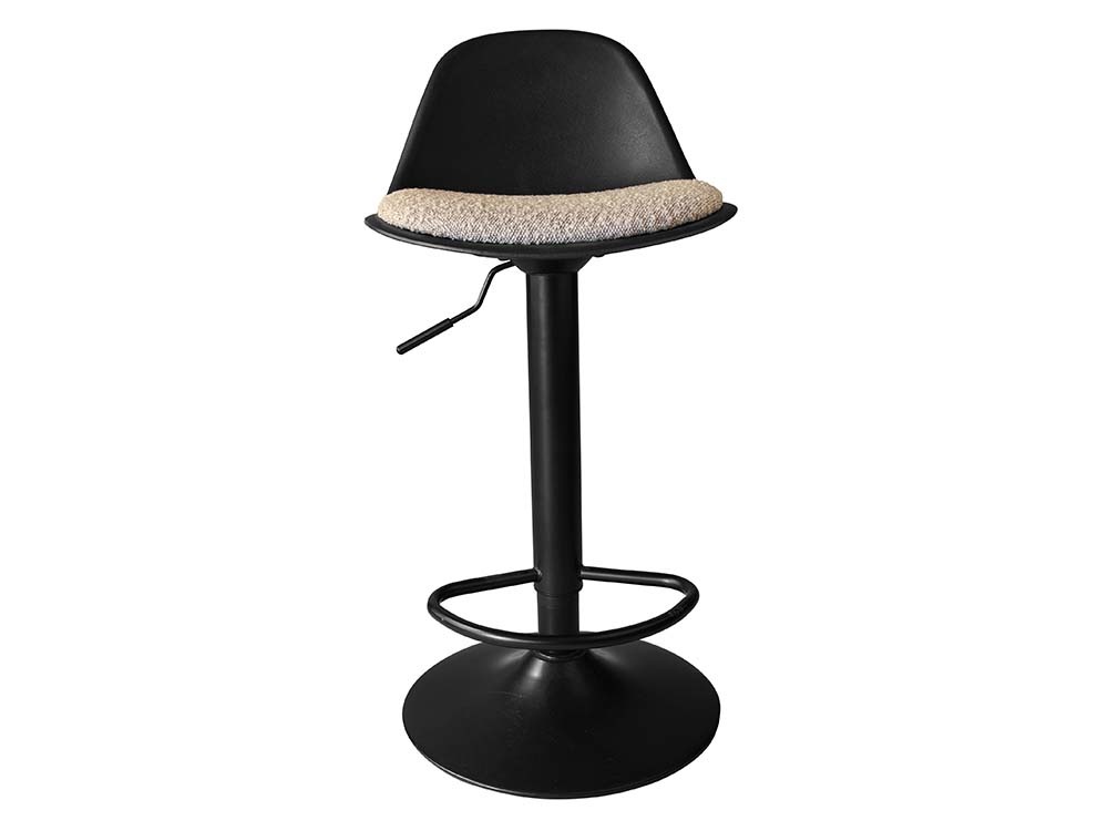 【adepeche/アデペシュ】NO-FP カウンターチェア ブラック×グレー