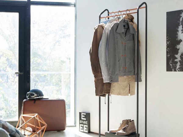 Hinatalife ハンガーラック カゴ付き tower/タワー】ハンガーラック