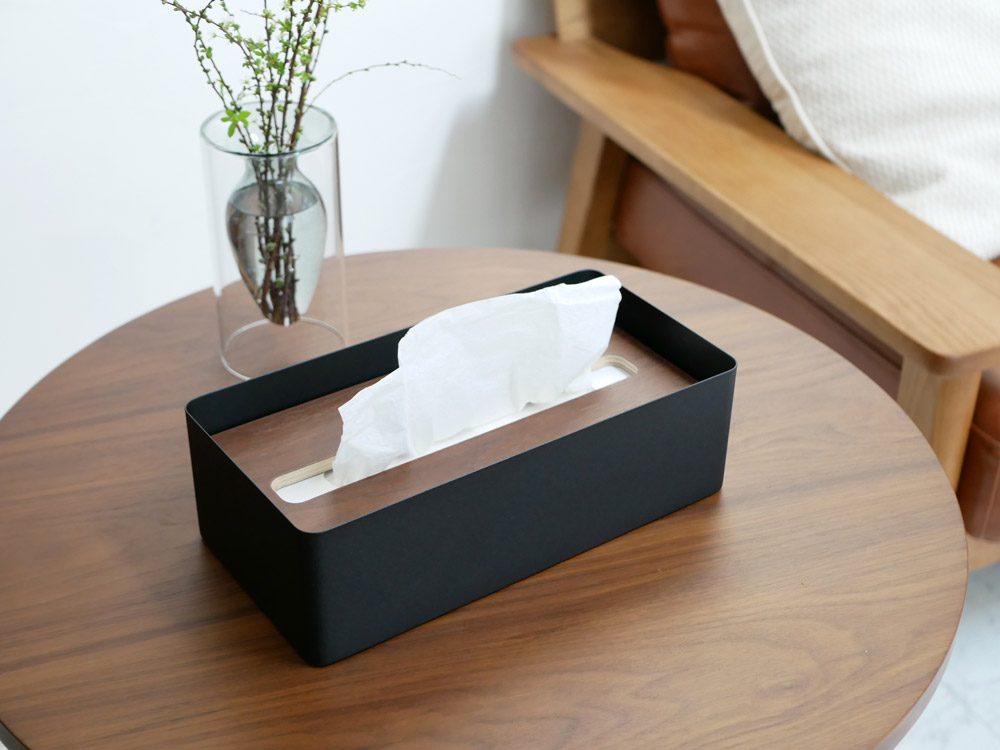 Rin リン 蓋付きティッシュケース L ブラウン 公式 インテリア雑貨の総合通販 ひなたライフ アプリnew Openキャンペーン実施中