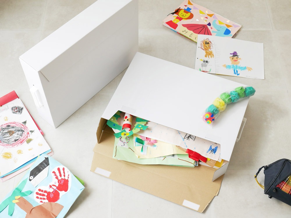 【tower/タワー】 作品収納ボックス ホワイト 2個組|ITEM - BABY_KIDS|全ての商品