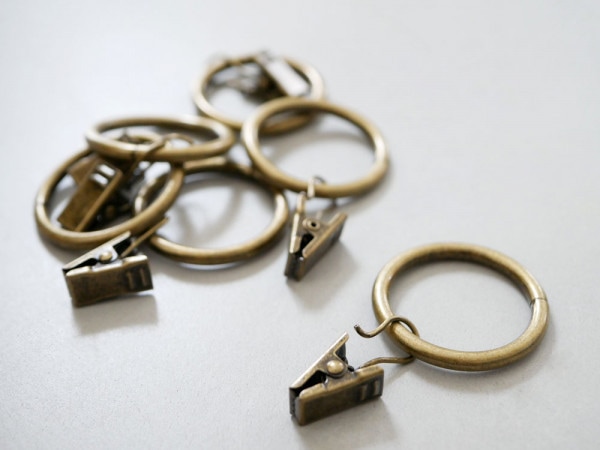 【POSH LIVING】カーテンクリップ 6p  アンティークゴールド|ITEM - DAILY|全ての商品