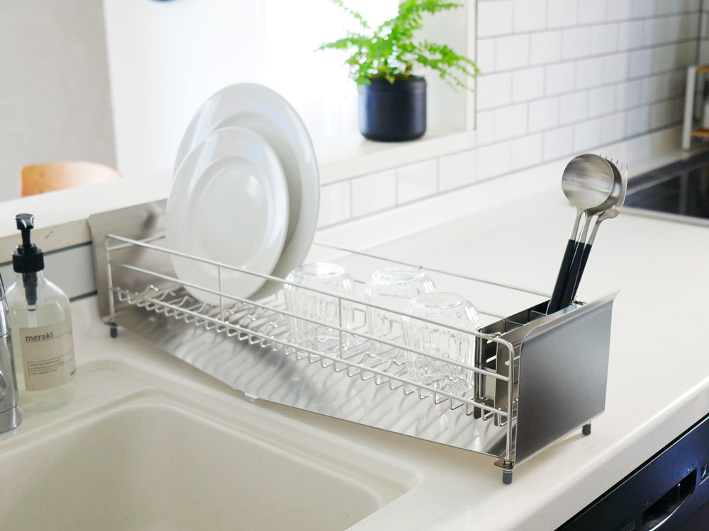 【UtaU】水切りラック ロング ソリッドシルバー|ITEM - KITCHEN|全ての商品