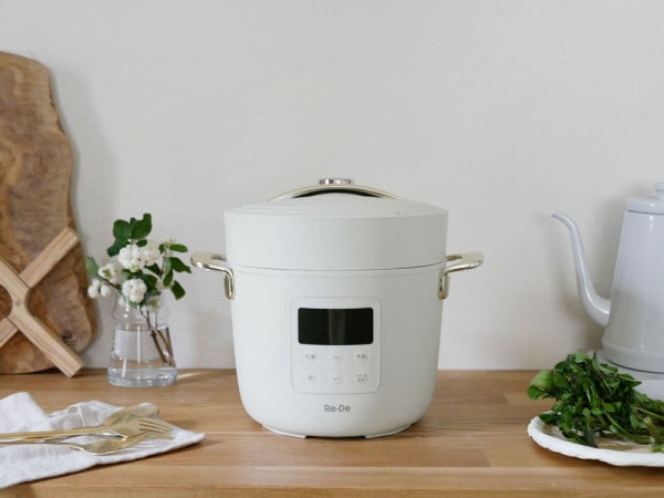 Re・De】Re・De Pot リデポット 電気圧力鍋 2L ホワイト｜【公式