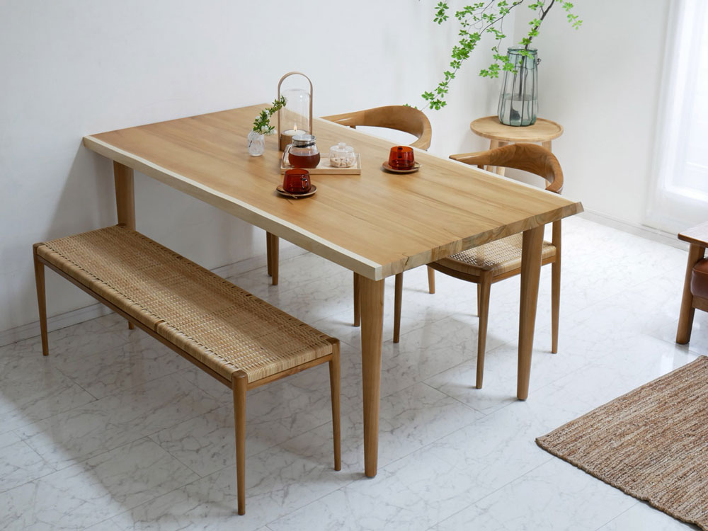 【Sunflower Rattan/サンフラワーラタン】IDENTITY チーク ダイニングテーブル 160cm幅 T346WX|全ての商品